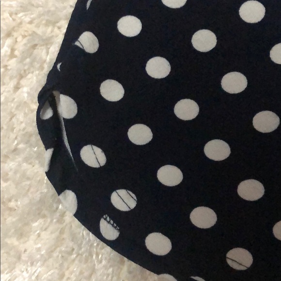 Polka dot top with bell sleeves - Picture 4 of 5